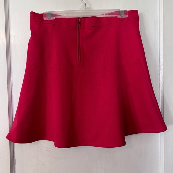 Madewell Women’s Ruby Red A-line Skater Swing Skirt Size 10 - Picture 4 of 14